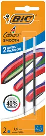 BIC Recharge pour stylo à bille 4 Colours Smooth, S, noir