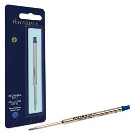 WATERMAN Recharge grand volume pour stylo bille, F, bleu