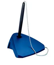 MAUL Porte-stylo, avec une chainette, bleu
