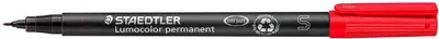 STAEDTLER Marqueur permanent 313S Lumocolor, rouge