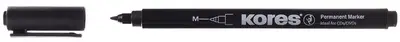 Kores Marqueur permanent "K MARKER FINE", M, noir