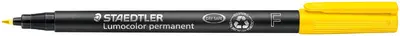 STAEDTLER Marqueur permanent 318F Lumocolor, jaune