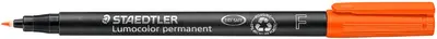 STAEDTLER Marqueur permanent 318F Lumocolor, orange