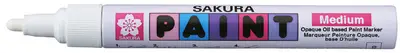 SAKURA Marqueur permanent Paint Marker moyen, blanc
