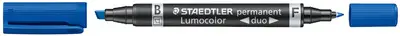 STAEDTLER Marqueur permanent 348B Lumocolor duo, noir
