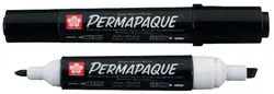SAKURA Marqueur permanent Permapaque, double pointe, noir