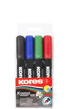 Kores Marqueur permanent "K MARKER", pointe biseautée