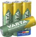 VARTA Pile NiMH "RECHARGE ACCU Recycled", Micro AA, 2100 mAh