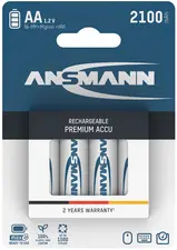 ANSMANN Pile rechargeable NiMH maxE, Mignon (AA), 2.100 mAh