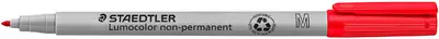 STAEDTLER Marqueur non permanent 315M Lumocolor, rouge