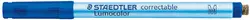 STAEDTLER Marqueur non permanent Lumocolor correctable 305F
