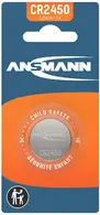 ANSMANN Pile bouton au lithium "CR2450", 3,0 Volt, blister