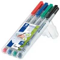 STAEDTLER Marqueur non permanent 316F Lumocolor, étui de 4
