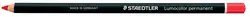STAEDTLER Marqueur permanent Lumocolor glasochrom, rouge