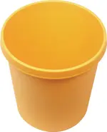 helit Corbeille à papier "the german", 30 litres, PE, jaune