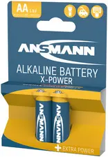 ANSMANN Pile alcaline "X-Power", Mignon AA, blister de 2