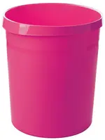 HAN Corbeille à papier GRIP TREND COLOURS, PP, 18 L, rose