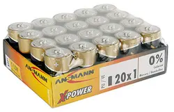 ANSMANN Pile alcaline "X-Power", Baby C, présentoir de 20