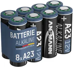 ANSMANN Pile alcaline A23/LR23, 12 V, en lot de 8