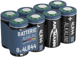 ANSMANN Pile alcaline 4LR44, 6 V, en lot de 8