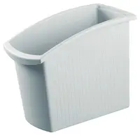HAN Corbeille à papier MONDO, PP, 18 litres, gris clair