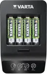 VARTA Chargeur LCD Smart Charger+, avec 4x piles Mignon
