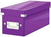 LEITZ Boîte de rangement pour CD Click & Store WOW, violet