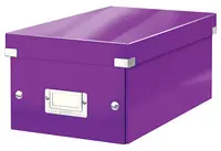 LEITZ Boîte de rangement pour DVD Click & Store, violet