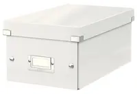 LEITZ Boîte de rangement pour DVD Click & Store, blanc