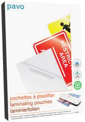 pavo Pochette de plastification, A4, mat, 250 microns