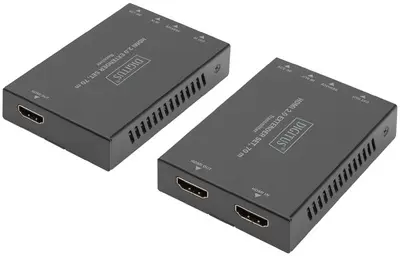 DIGITUS Kit d'extension HDMI, 4K/60Hz, 70 m, noir