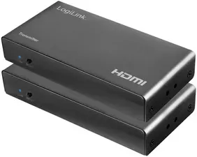 LogiLink Kit d'extension HDMI via LAN/KVM/2xUSB-A/1080p/HDCP
