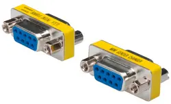 DIGITUS Mini changeur de genre, 9 broches Sub-D, femelle