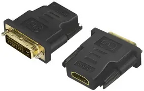 LogiLink Adaptateur HDMI femelle - DVI-D 24+1 mâle, noir