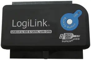 LogiLink Adaptateur USB 3.0 - IDE & SATA avec fonction OTB