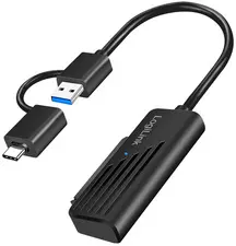 LogiLink USB 3.2 (Gen1) - SATA-Adapter, USB-A/USB-C - SATA