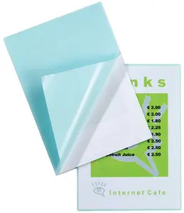 GBC Pochette de plastification Peel'nStickPouch, A4