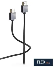 FLEXLINE Cordon HDMI, fiche A - fiche A, 2,0 m