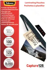 Fellowes Pochette de plastification, 60 x 90 mm, 250 microns