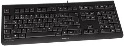 CHERRY Clavier AZERTY KC-1000 USB, avec fil, noir