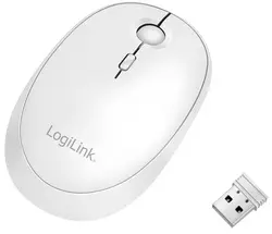 LogiLink Souris optique, sans fil, blanc