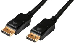 LogiLink Câble de connexion actif DisplayPort, noir, 20 m