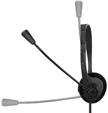 LogiLink Casque mono, avec microphone, prise jack 3,5 mm
