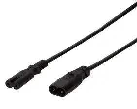 LogiLink Câble de rallonge à 3 broches, C8 - C7, 2,0 m