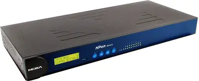 MOXA Industrial Ethernet Serial Device Server 19", 16 ports,