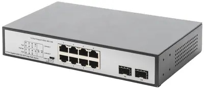 DIGITUS Switch Gigabit PoE 19", 8 ports, Unmanaged