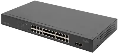 DIGITUS Commutateur réseau Gigabit 19", 24 ports
