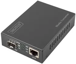 DIGITUS Convertiseur média, 10 Gigabit, 1x RJ45 / 1x SFP