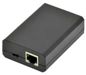 DIGITUS Répartiteur PoE+ Gigabit, RJ45 - RJ45, 24W, noir
