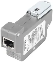 DIGITUS Parasurtenseur PoE (RJ45), montage sur rail DIN